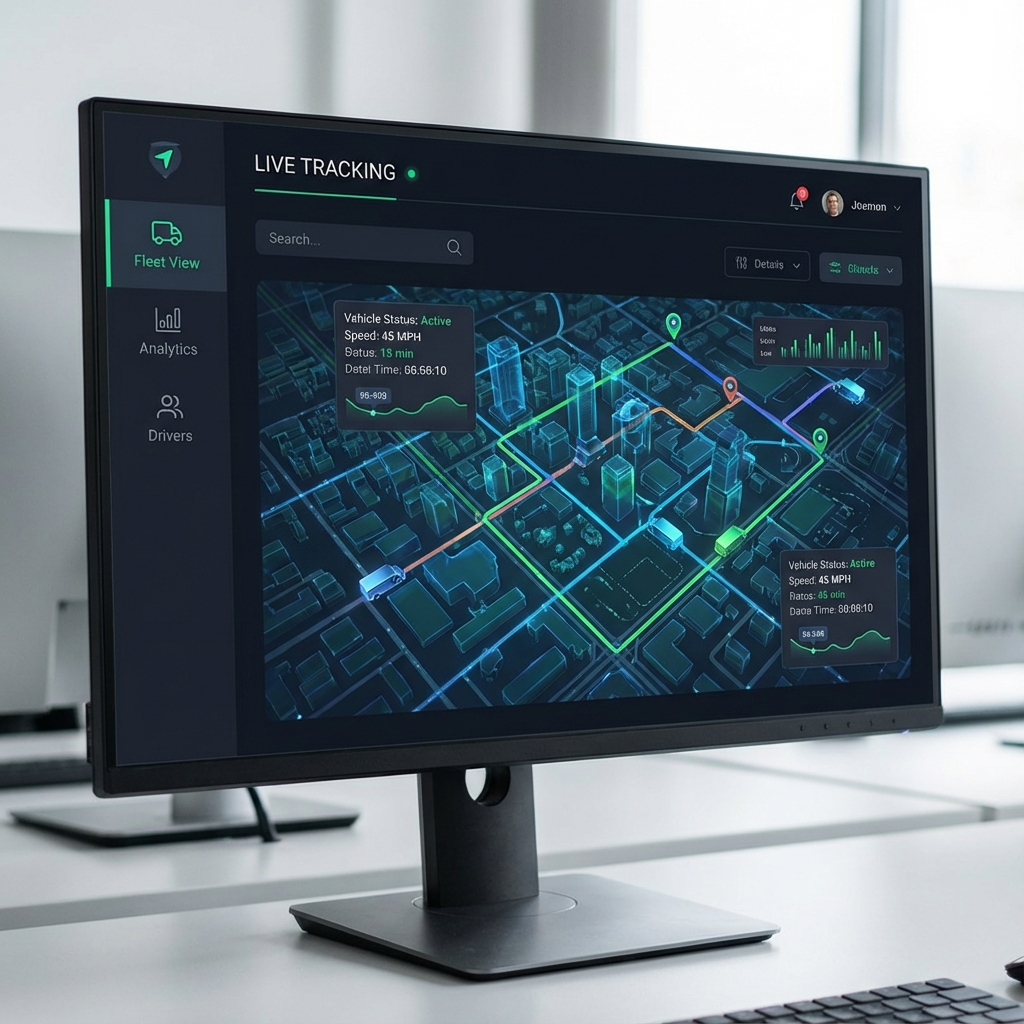 GPS Fleet Management Dashboard